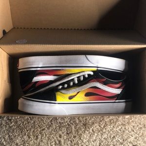 Vans Old Skool flame